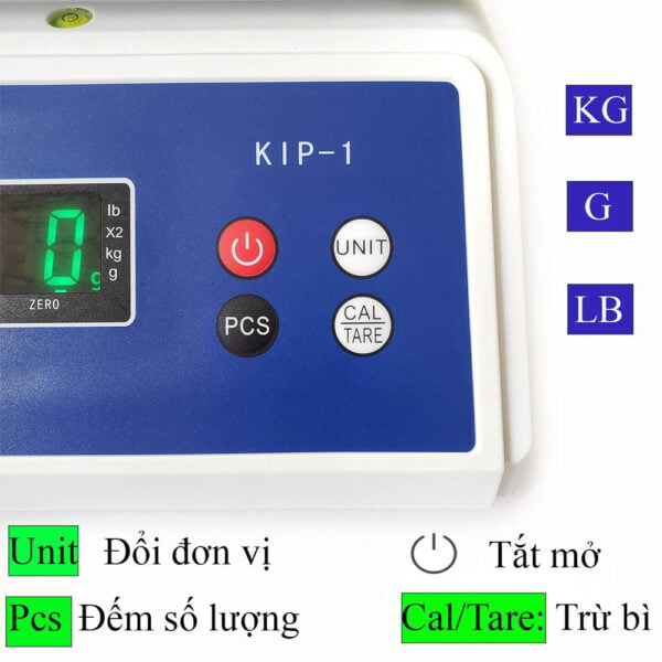 Cân Thủy Sản Điện Tử Kip-1 15kg - Hình ảnh 3