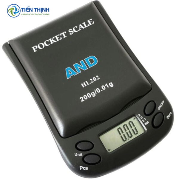 Thông tin sản phẩm và cấu tạo Cân bỏ túi Pocket Scales HL202 200g