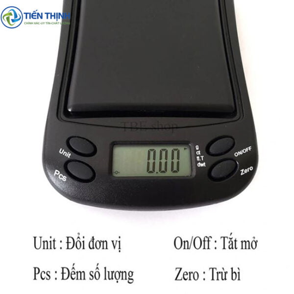 Thông tin sản phẩm và cấu tạo Cân bỏ túi Pocket Scales VMC202 200g