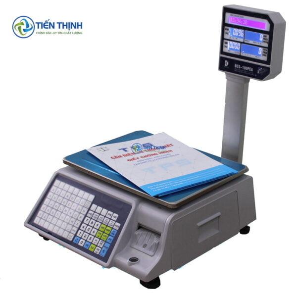 Cân điện tử tính giá in phiếu BCS-100PEA 30kg - Hình ảnh 2