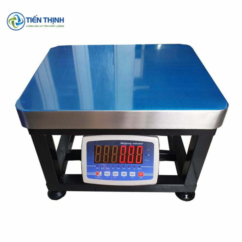 Cân điện tử mặt bàn lớn, thiết kế hiện đại, dùng trong công nghiệp.