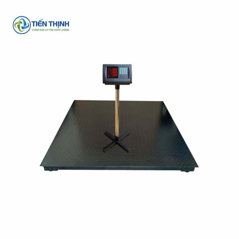 Cân điện tử sàn loại lớn, thiết kế đơn giản, chắc chắn.