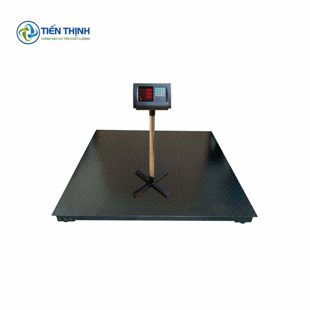 Cân điện tử sàn loại lớn, thiết kế đơn giản, chắc chắn.