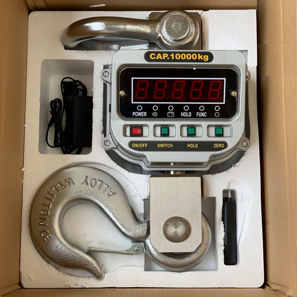 Cân treo điện tử công nghiệp với màn hình LED đỏ, độ chính xác cao.