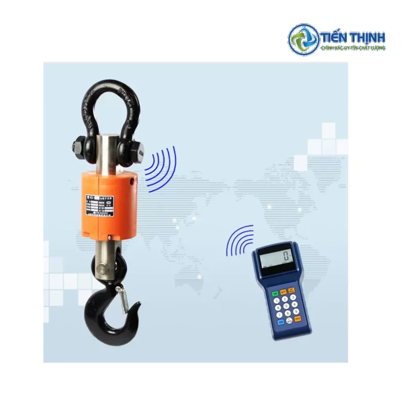 Cân điện tử treo, thiết bị nâng hạ hàng hóa công nghiệp.