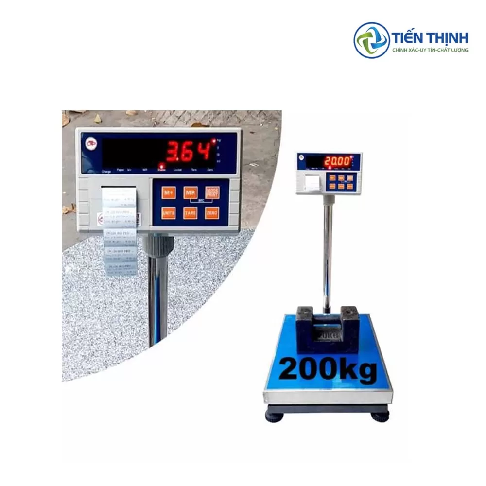 Cân điện tử hiển thị số, dùng trong cân đo hàng hóa, kho bãi.