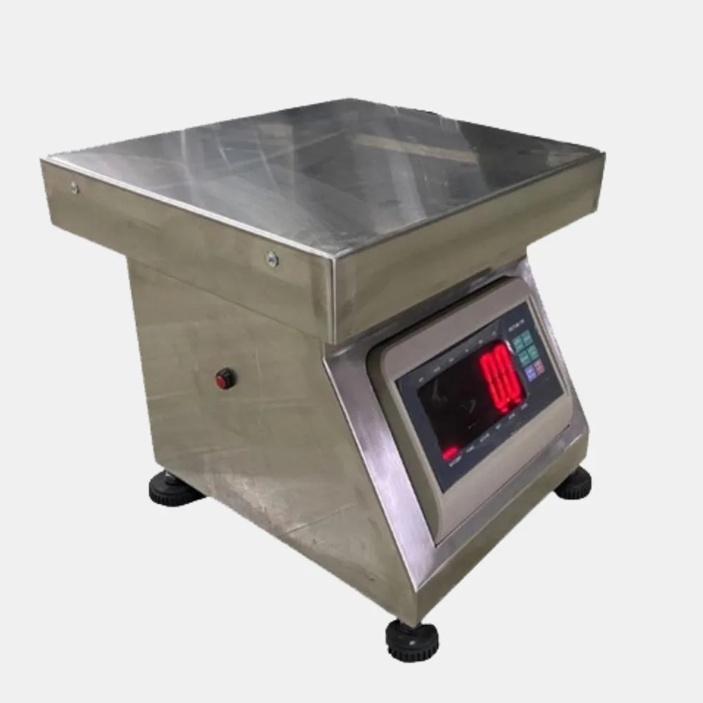 Cân điện tử công nghiệp với thiết kế chắc chắn, hiện đại.